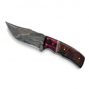 Custom Handmade Damascus Hunting Knife FIXED BLADE KNIFE Damascus Knife For Sale